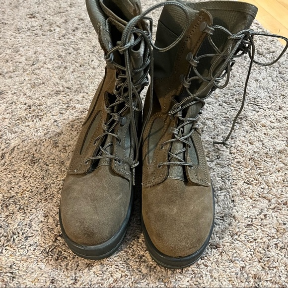 Belleville 600 Sage Green Combat Boots Size 6 - Picture 2 of 14